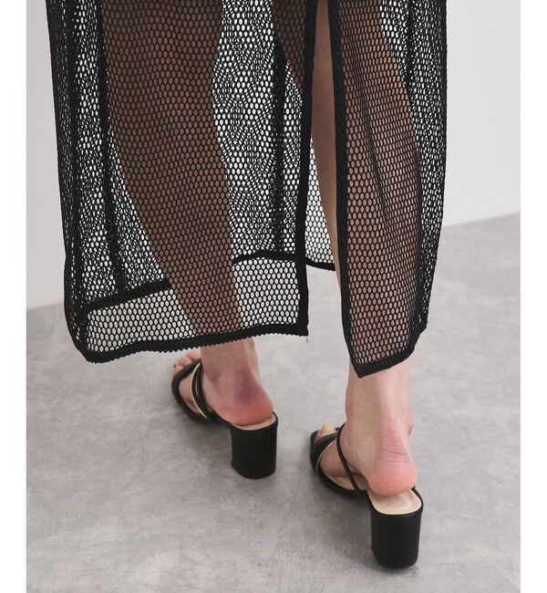 VIS「ラメメッシュスカート」|スカート|