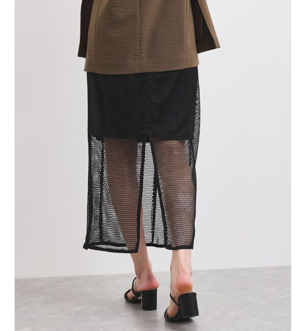 VIS「ラメメッシュスカート」|スカート|