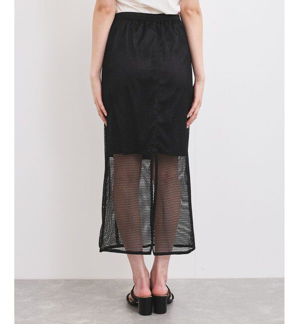 VIS「ラメメッシュスカート」|スカート|