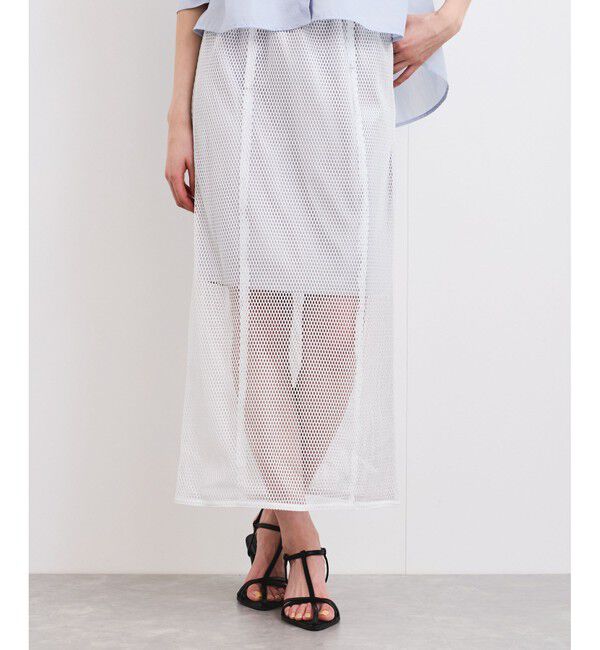 VIS「ラメメッシュスカート」|スカート|