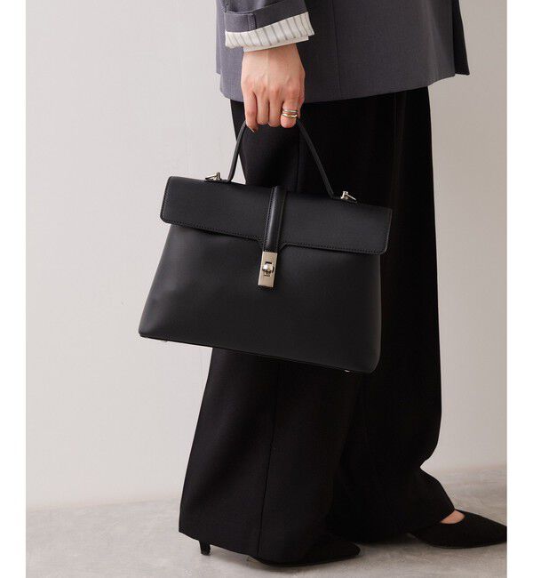 VIS「ひねり金具ワンハンドルバッグ/2WAY,軽量」|ハンドバッグ|