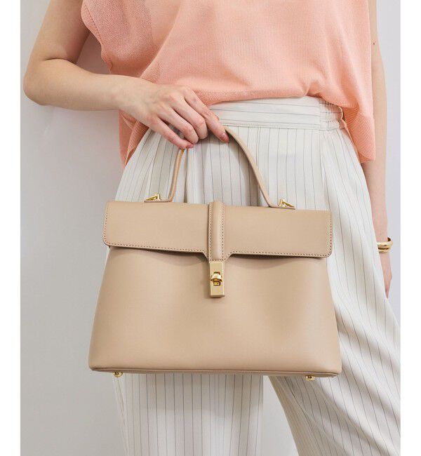 VIS「ひねり金具ワンハンドルバッグ/2WAY,軽量」|ハンドバッグ|