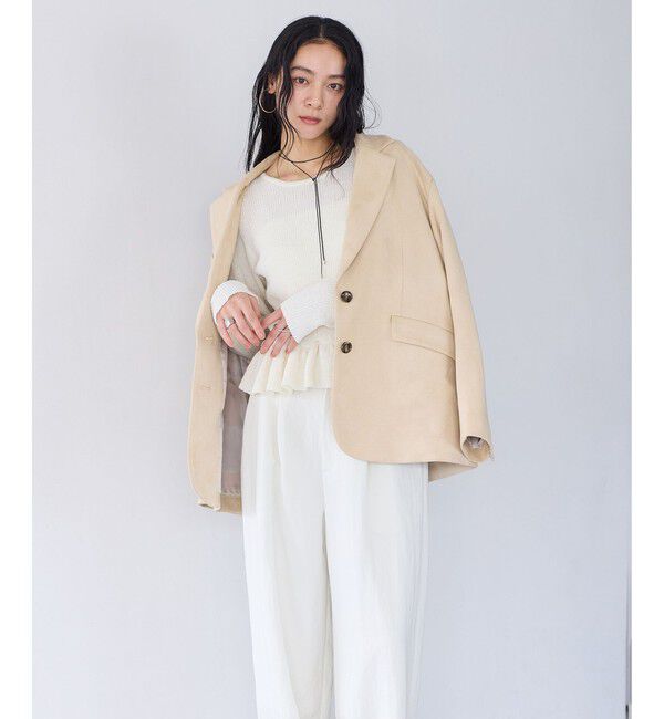 VIS「オーバースエードテーラードジャケット」|テーラードジャケット|