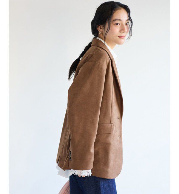 VIS「オーバースエードテーラードジャケット」|テーラードジャケット|