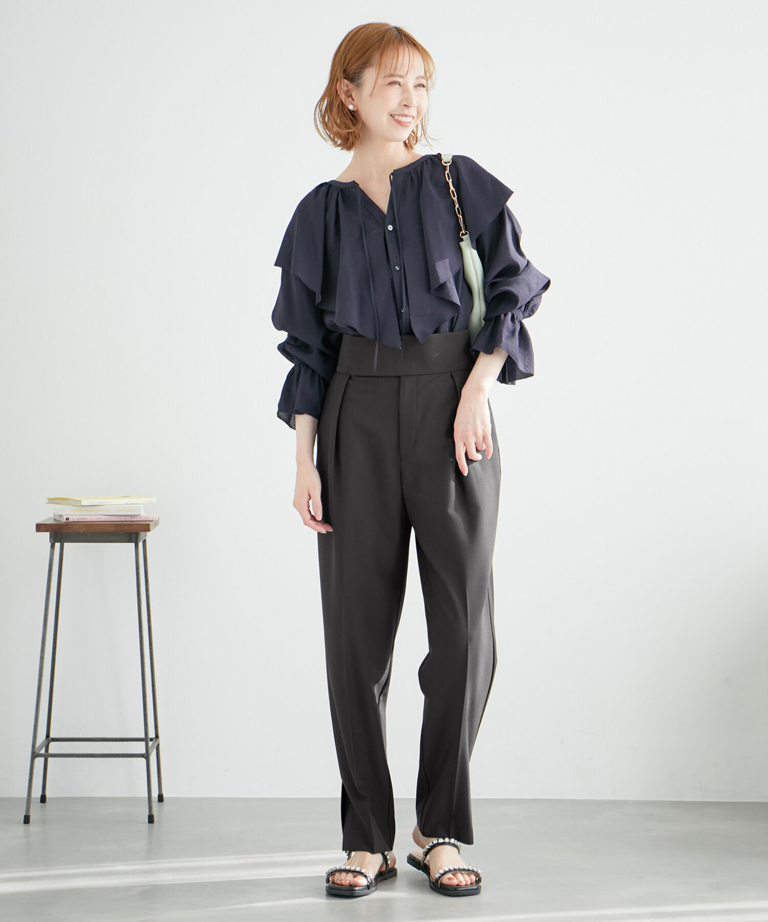 Rope&rsquo;Picnic「ハイウエストテーパードパンツ」|その他|