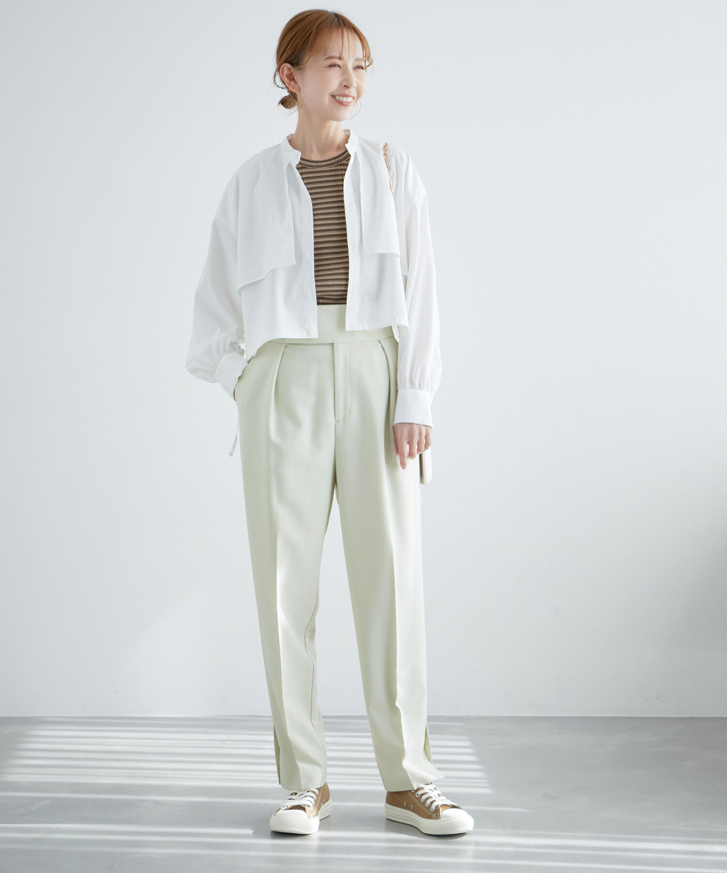 Rope&rsquo;Picnic「ハイウエストテーパードパンツ」|その他|