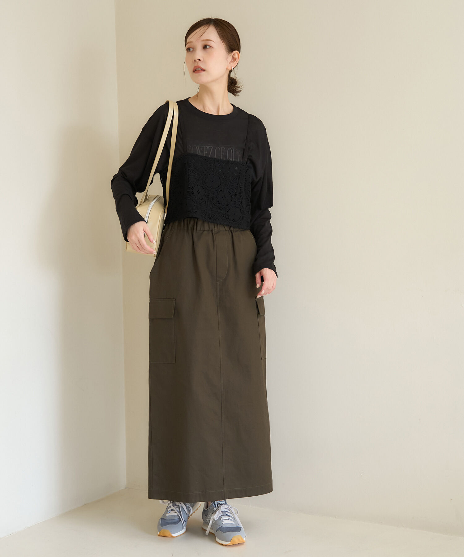 Rope&rsquo;Picnic「ロゴシアーロングTシャツ」|Tシャツ・カットソー|