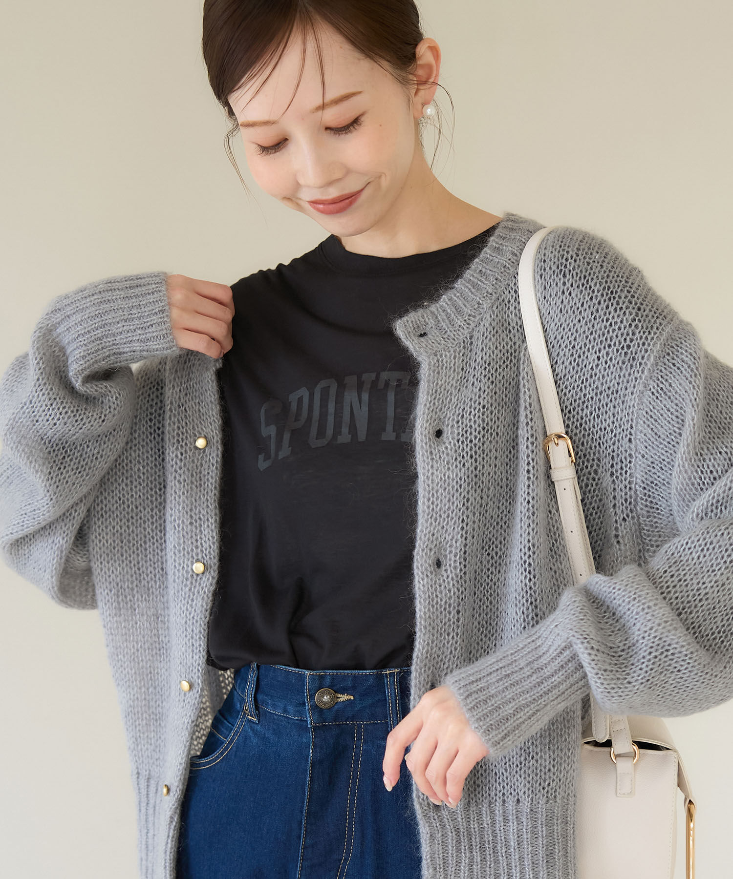 Rope&rsquo;Picnic「ロゴシアーロングTシャツ」|Tシャツ・カットソー|