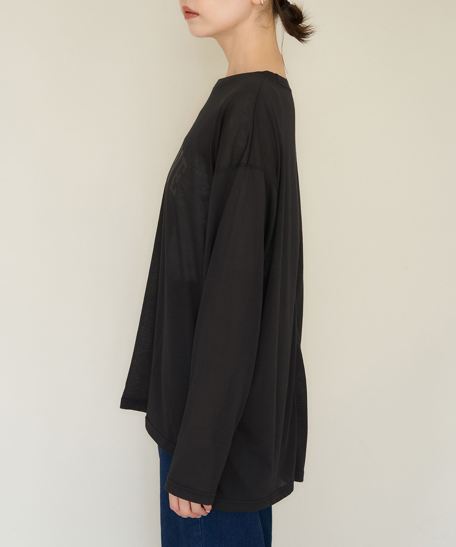 Rope&rsquo;Picnic「ロゴシアーロングTシャツ」|Tシャツ・カットソー|