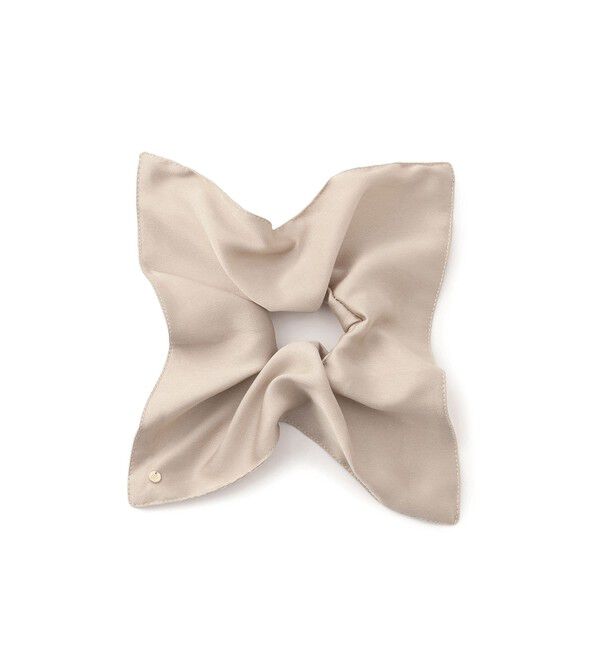 ROPE PICNIC PASSAGE「チャーム付きサテンボリュームスクエアシュシュ」|ヘアゴム・シュシュ|