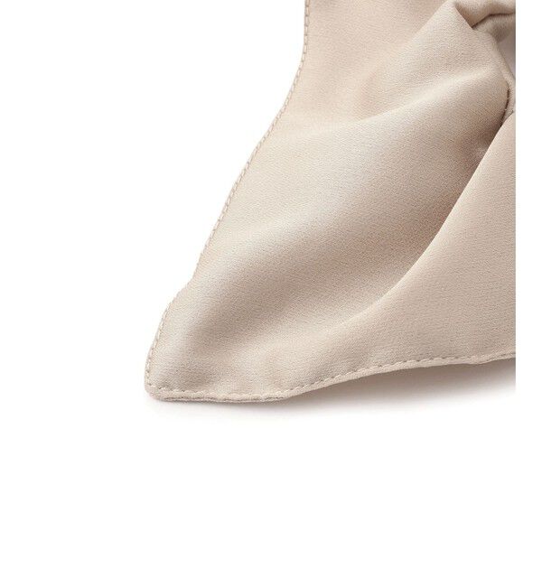 ROPE PICNIC PASSAGE「チャーム付きサテンボリュームスクエアシュシュ」|ヘアゴム・シュシュ|