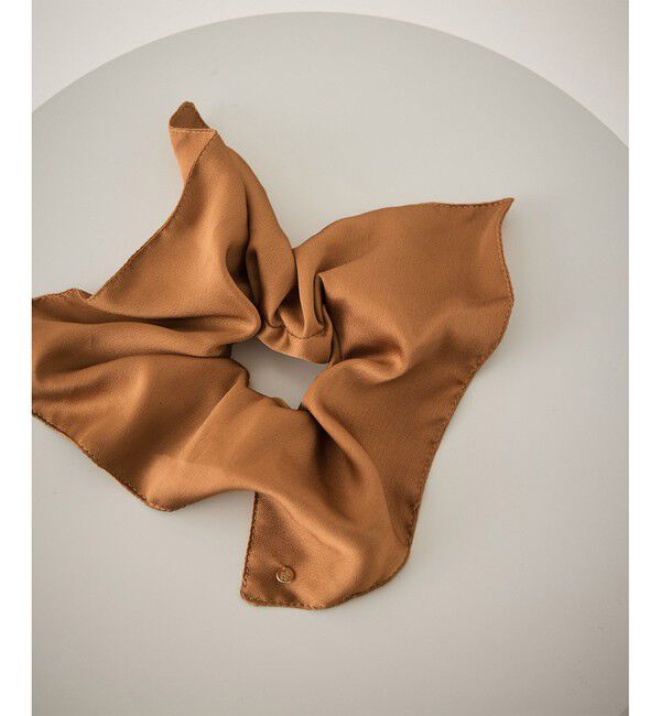 ROPE PICNIC PASSAGE「チャーム付きサテンボリュームスクエアシュシュ」|ヘアゴム・シュシュ|