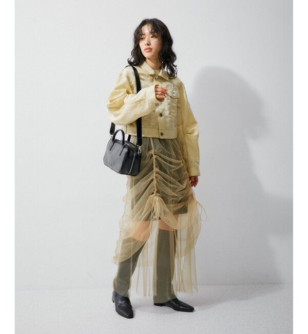 ADAM ET ROPE'「【一部WEB限定カラー】・【再入荷】ロゴスクエアボストンバッグ」|ショルダー・メッセンジャー|