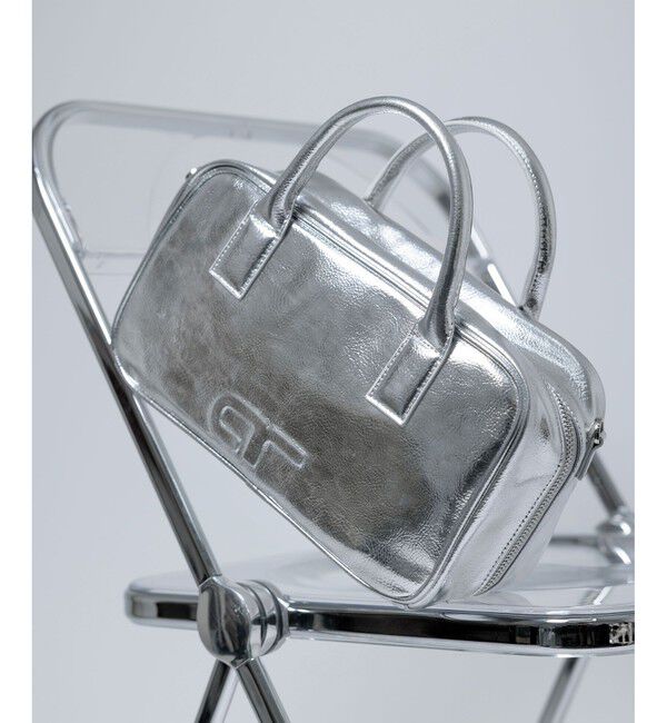 ADAM ET ROPE'「【一部WEB限定カラー】・【再入荷】ロゴスクエアボストンバッグ」|ショルダー・メッセンジャー|