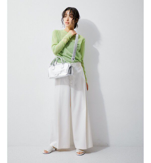 ADAM ET ROPE'「【一部WEB限定カラー】・【再入荷】ロゴスクエアボストンバッグ」|ショルダー・メッセンジャー|