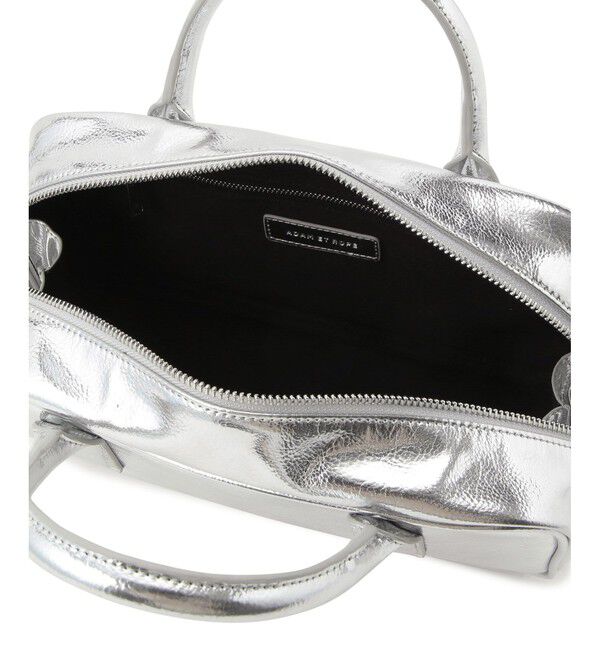 ADAM ET ROPE'「【一部WEB限定カラー】・【再入荷】ロゴスクエアボストンバッグ」|ショルダー・メッセンジャー|