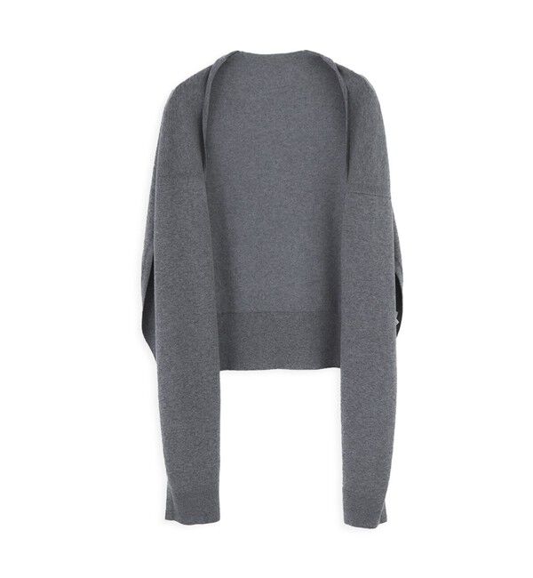 ADAM ET ROPE'「ラップストールコンビノースリーブプルオーバー」|ニット・セーター|