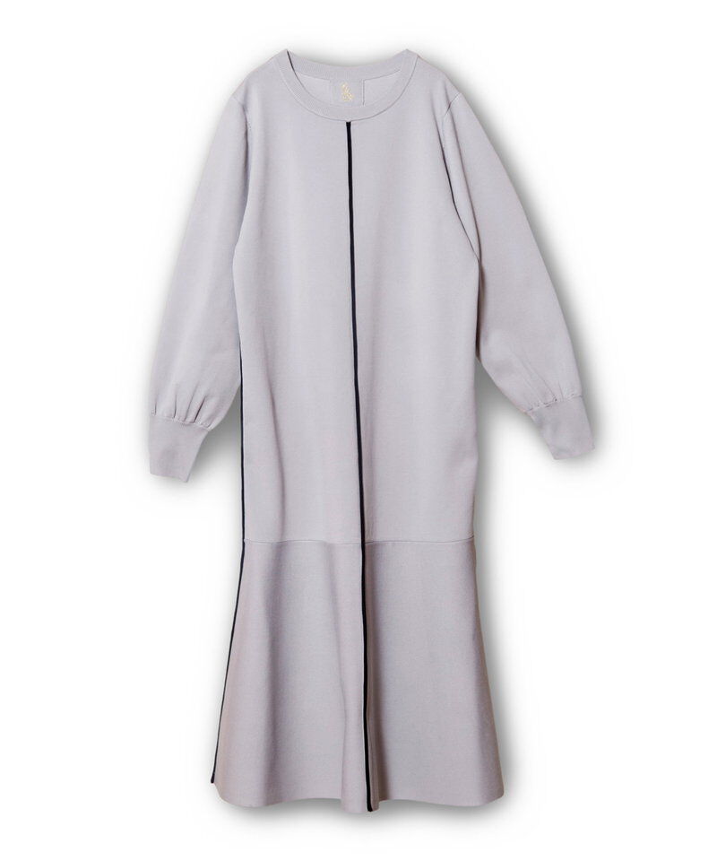  「フレアーヘムラインニットワンピース」|ワンピース|