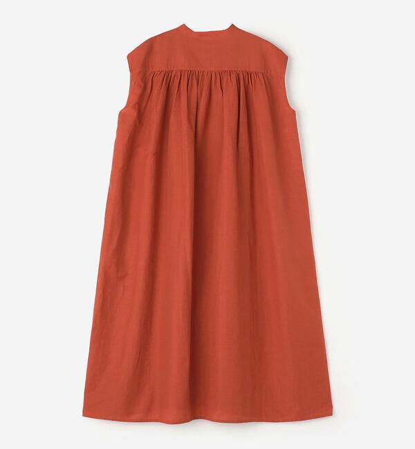 DANTON「DANTON | コットンリネン スリーブレスシャツワンピース WOMEN」|ワンピース|