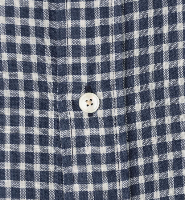 ORCIVAL「ORCIVAL | リネンチェック フレンチスリーブ シャツワンピース WOMEN」|ワンピース|