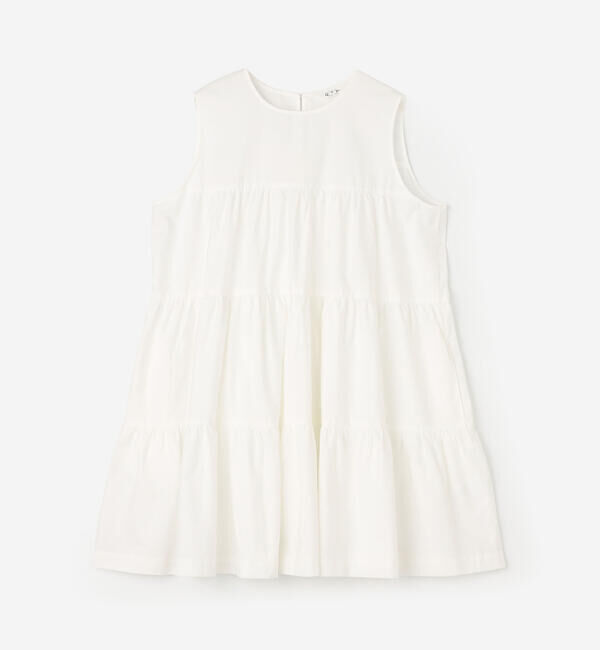 GYMPHLEX「Gymphlex | コットンブロード ティアードチュニック WOMEN」|ワンピース|