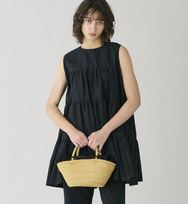 GYMPHLEX「Gymphlex | コットンブロード ティアードチュニック WOMEN」|ワンピース|