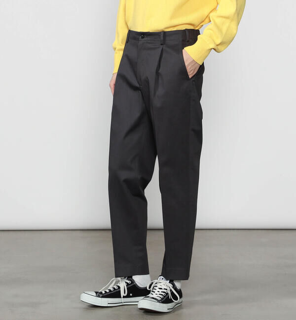  「MORRIS & SONS | 1Pテーパードストレッチパンツ MEN」|チノ|