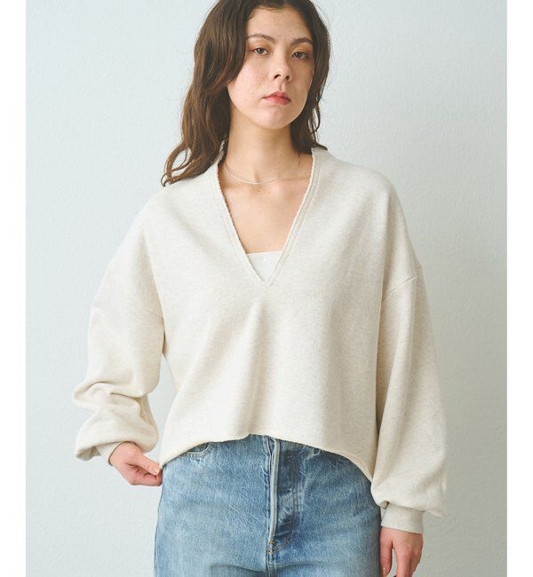  「スウェットVネックプルオーバー２」|Tシャツ・カットソー|