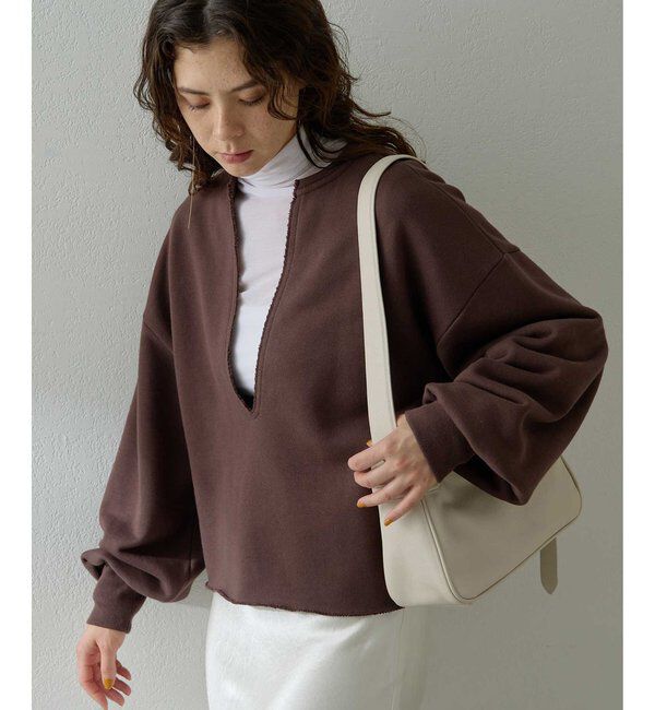  「スウェットVネックプルオーバー２」|Tシャツ・カットソー|