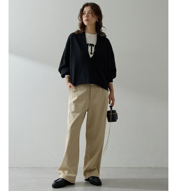  「スウェットVネックプルオーバー２」|Tシャツ・カットソー|