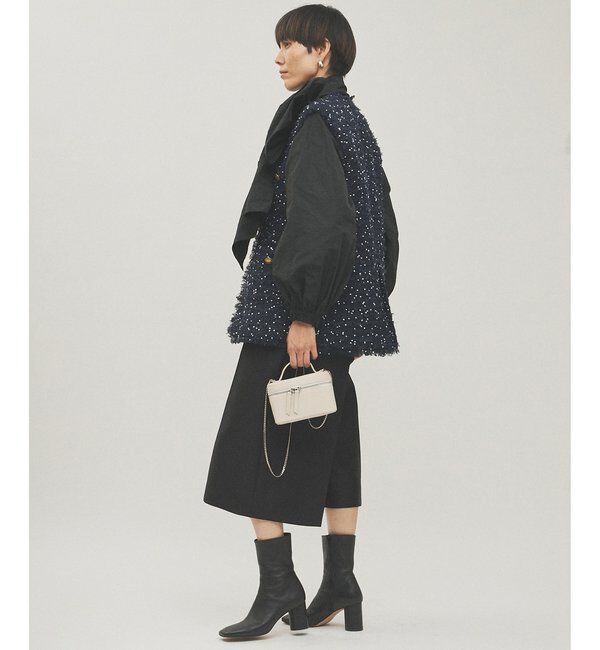  「LINTONフリンジジレ」|ベスト・ジレ|