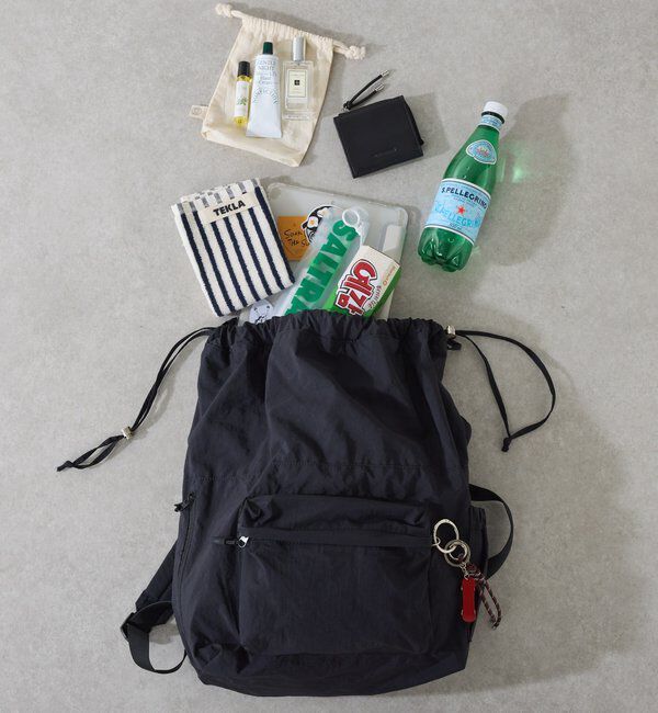  「【巾着型リュック/軽量】ドロストナイロンリュック」|トートバッグ|