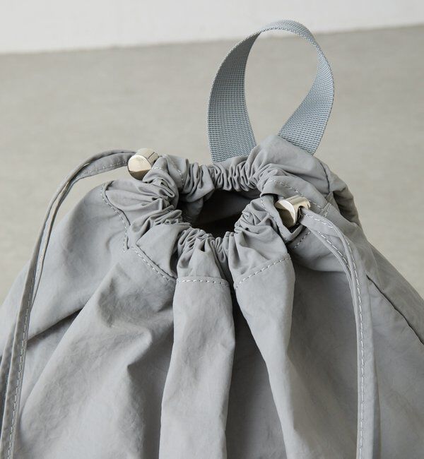  「【巾着型リュック/軽量】ドロストナイロンリュック」|トートバッグ|