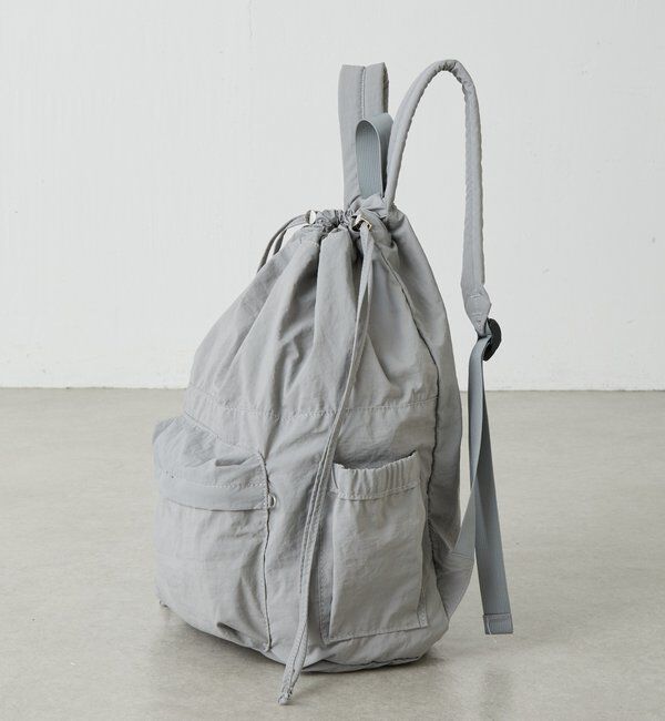  「【巾着型リュック/軽量】ドロストナイロンリュック」|トートバッグ|
