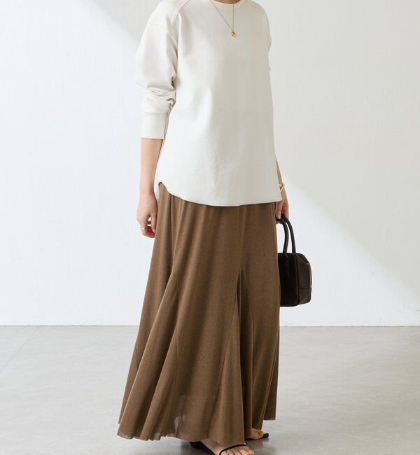  「フロッキーチュールフレアースカート」|スカート|