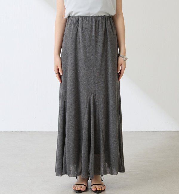  「フロッキーチュールフレアースカート」|スカート|