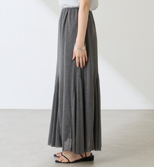  「フロッキーチュールフレアースカート」|スカート|