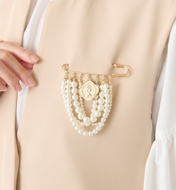  「【PAPILLONNER/パピヨネ】チャームブローチ/セレモ二ー」|リング|ゴールド