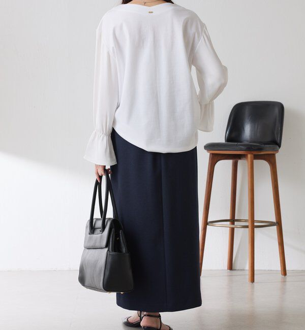  「【着映えトップス】ドッキングスリーブプルオーバー/セレモニー」|Tシャツ・カットソー|