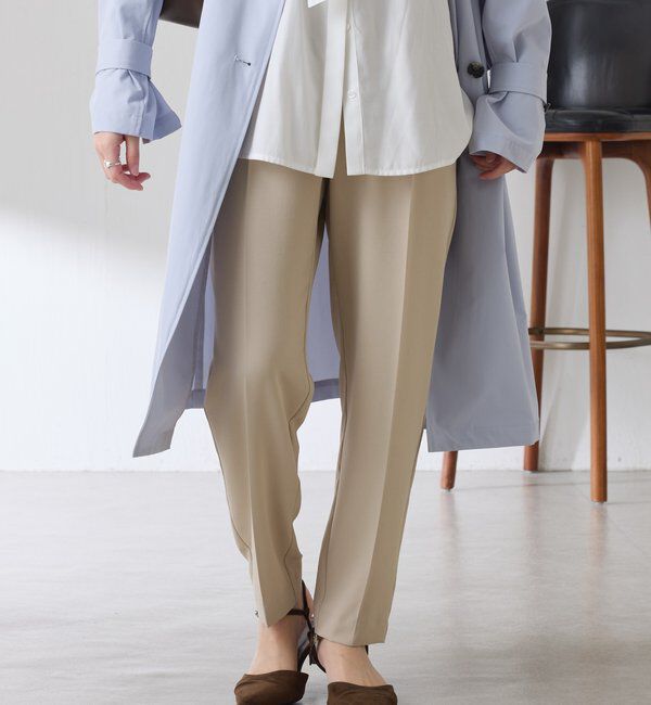  「ジャージスリムテーパードパンツ/セレモニー」|チノ|