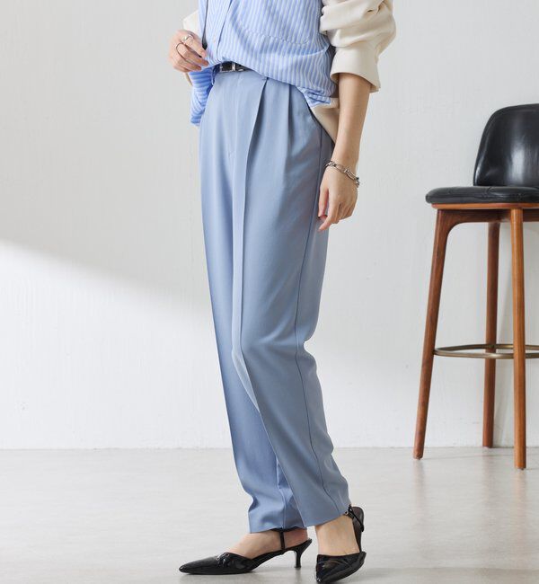  「ジャージスリムテーパードパンツ/セレモニー」|チノ|