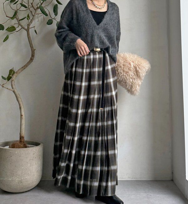  「【新色追加】起毛モヘヤスキッパープルオーバー」|ニット・セーター|