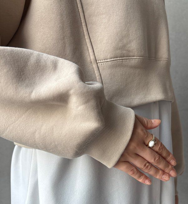  「【WEB限定】裏毛裏起毛ショートトップスアンサンブル」|Tシャツ・カットソー|