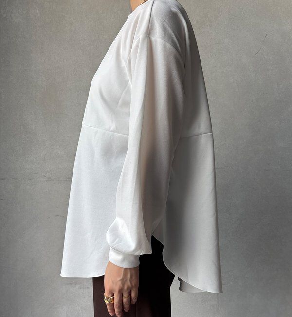  「【WEB限定】裏毛裏起毛ショートトップスアンサンブル」|Tシャツ・カットソー|