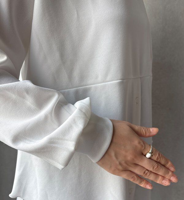  「【WEB限定】裏毛裏起毛ショートトップスアンサンブル」|Tシャツ・カットソー|