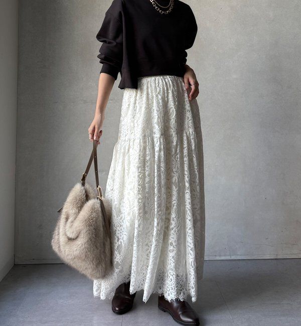  「【WEB限定】裏毛裏起毛ショートトップスアンサンブル」|Tシャツ・カットソー|