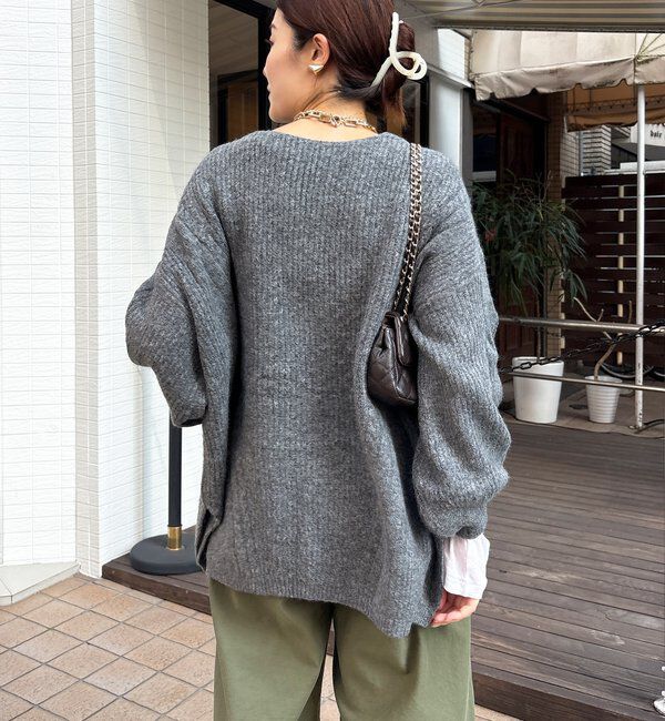  「ボリュームケーブルプルオーバー」|ニット・セーター|