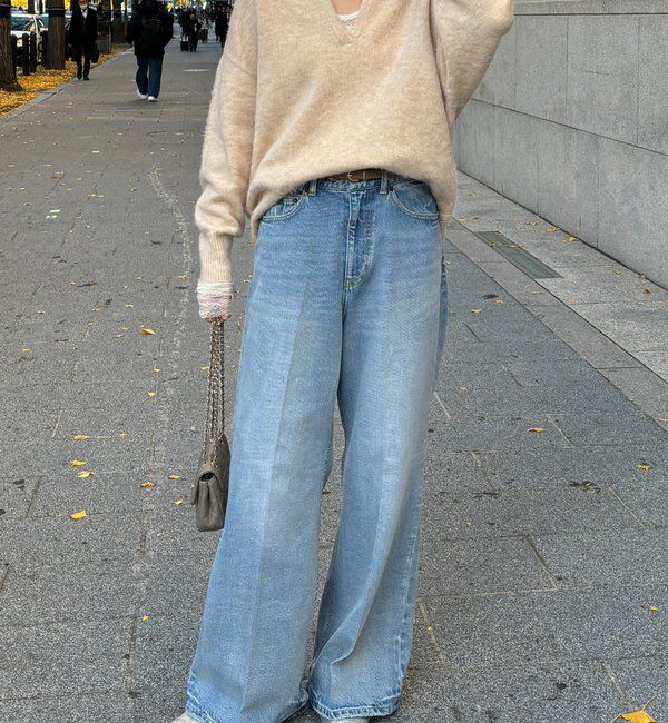  「ルーズフレアデニム」|デニム|