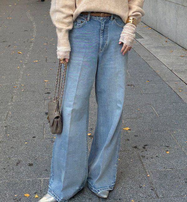  「ルーズフレアデニム」|デニム|
