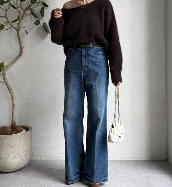  「ルーズフレアデニム」|デニム|